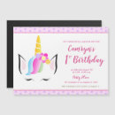 Search for magnetic birthday invitations Girly