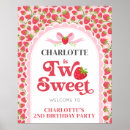 Search for 2nd birthday posters Strawberry