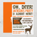 Search for deer birthday invitations Camouflage