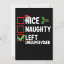 Search for naughty or nice christmas invitations Santa