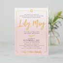 Search for pretty in pink invitations Modern