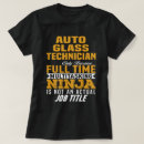 Search for auto glass tshirts Job
