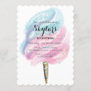 Search for cotton candy birthday invitations Carnival