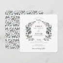 Search for blue and white wedding invitations Watercolor