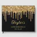 Search for sweet 16 guest books Black