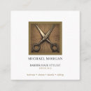 Search for men salon business cards Typography
