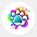 Search for rainbow paw stickers Cute