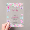 Search for pink butterfly invitations Purple