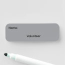 Search for reusable name tags Volunteer