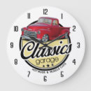 Search for red truck clocks Retro