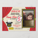 Search for magician birthday invitations Kids