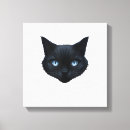 Search for black cat canvas prints Kitten