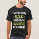 Search for spreadsheet tshirts Analyst