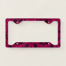 Search for classy license plate frames Flowers