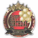 Search for happy birthday name stickers Gold