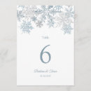 Search for snowflake table cards Elegant