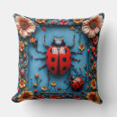 Search for ladybug pillows Insects
