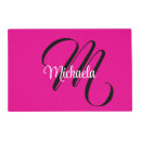 Search for hot pink placemats Modern