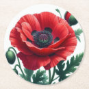Search for poppy coasters Remembrance