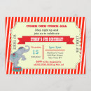 Search for circus ticket invitations Party