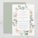 Search for white rose wedding invitations Chic
