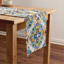 Search for blue tiles table runners Mexican