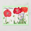Search for happy birthday tulips postcards Red