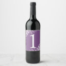 Search for wedding table numbers bottle labels Vintage