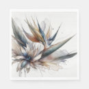 Search for bird paradise napkins Watercolor