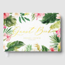 Search for tropical guest books Watercolor