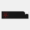 Search for satan bumper stickers Black