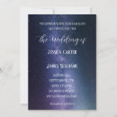 Search for outer space wedding invitations Night sky