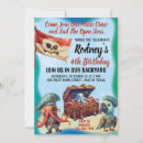 Search for treasure chest invitations Boys