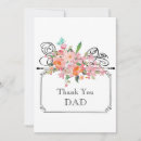 Search for dad thank you cards Floral