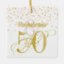 Search for 50th birthday ornaments Chic