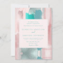 Search for teal black gold wedding invitations Watercolor
