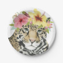 Search for cheetah paper plates Tropical