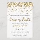 Search for bling save the dates Gold