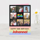 Search for 54th birthday cards 54 years old