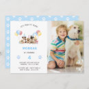 Search for paw invitations Blue