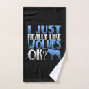 Search for wolf bath towels howl