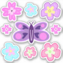 Search for butterfly drawing stickers Colorful