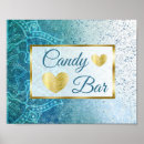 Search for candy bar wedding signs Gold
