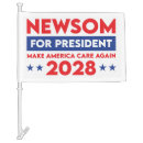 Search for presidential car flags Democrat