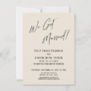Search for we got married invitations Reception only