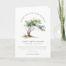 Search for tree memorial cards Watercolor