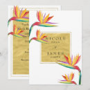 Search for bird of paradise wedding invitations Floral