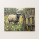 Search for spring puzzles Sheep