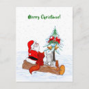 Search for santa claus postcards Animal
