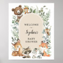 Search for woodland animals posters Baby shower